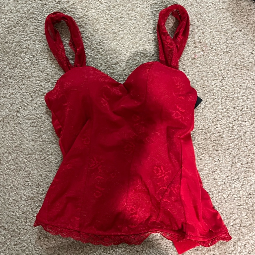 red corset